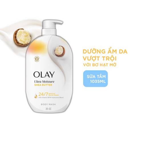 Sữa tắm OLAY dưỡng da 1.03L nhiều mùi hương, cải thiện da sáng khỏe sau 14 ngày
