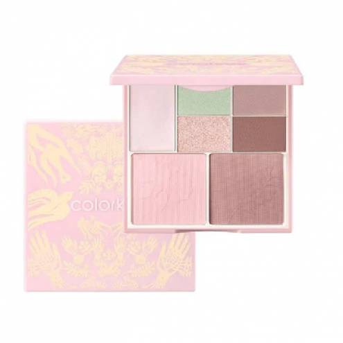 Bảng Phấn Trang Điểm Cho Mặt Và Mắt Colorkey Embrace Nature Seven Shade Makeup Palette