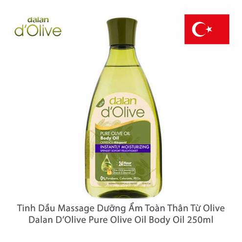 Tinh Dầu Massage Dưỡng Ẩm Toàn Thân Ô Liu Dalan D Olive Olive Oil Body Oil 