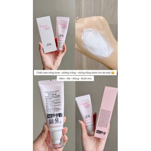Kem Chống Nắng Tone Up HA+ B5 WHISIS Tone Up Cream SPF 50+ PA++++ 50ml