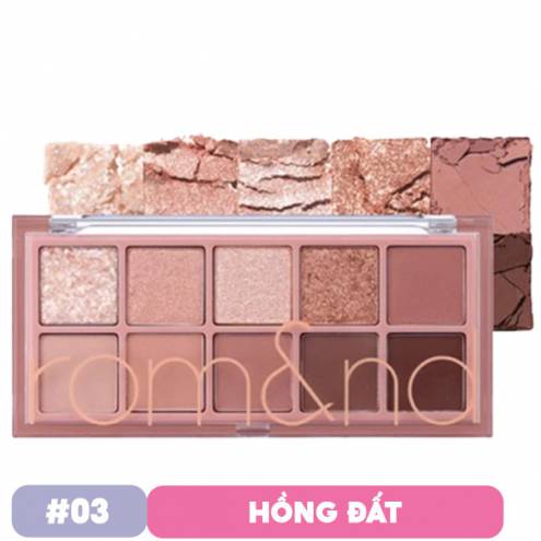 Bảng Phấn Mắt Lấp Lánh 10 Ô Romand Better Than Eye Palette  