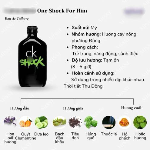 Nước Hoa Nam Calvin Klein CK One Shock For Him EDTNước Hoa Nam Calvin Klein CK One Shock For Him EDT