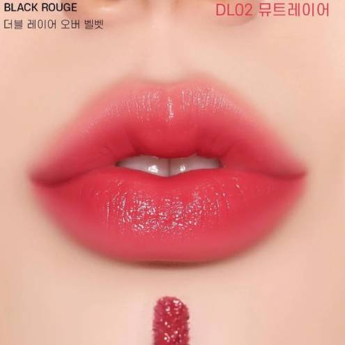  Black Rouge Double Layer Over Velvet 