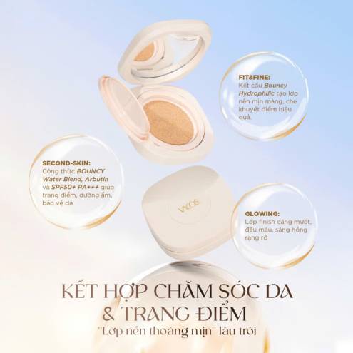 Phấn nước VACOSI FLAWLESS CUSHION SPF50+ PA+++