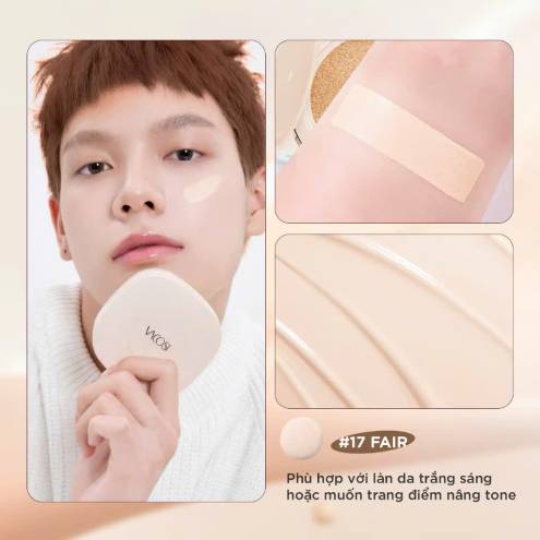 Phấn nước VACOSI FLAWLESS CUSHION SPF50+ PA+++