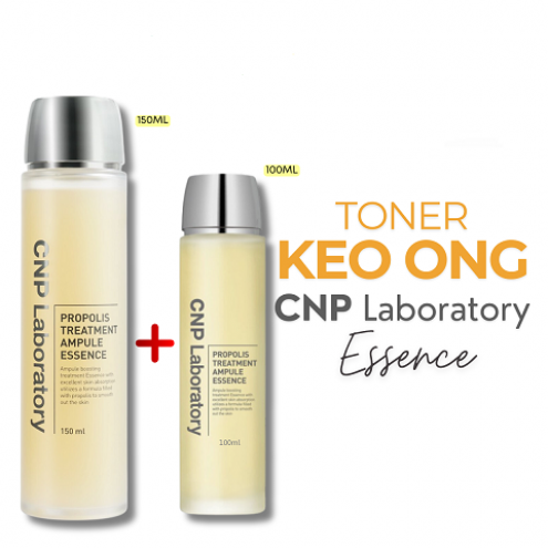 Set Toner Keo Ong Phục Hồi Da CNP Propolis Treatment Ampoule Hàn Quốc