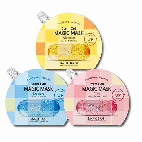 Mặt Nạ Ngủ Cấp Ẩm Dưỡng Da Banobagi Stem Cell Magic Mask 