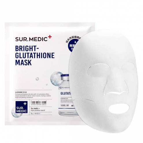 Mặt Nạ Dưỡng Trắng Sur.Medic+ Bright Glutathione Mask Hàn Quốc