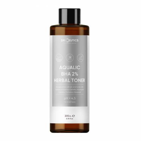 Toner Làm Sạch Và Cân Bằng Da DrCeutics BHA 2% Aqualic BHA 2% Herbal Toner