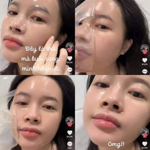 Mặt nạ thạch JM Solution Water Luminous SOS Ampoule Collagen Mask