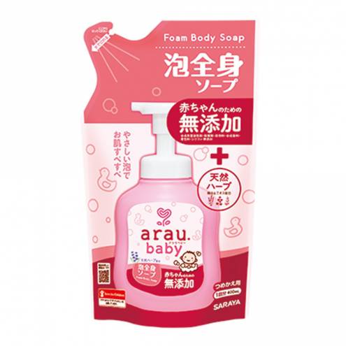 Sữa Tắm Gội Arau Baby Cho Trẻ Sơ Sinh Chai 450ml, Túi 400ml