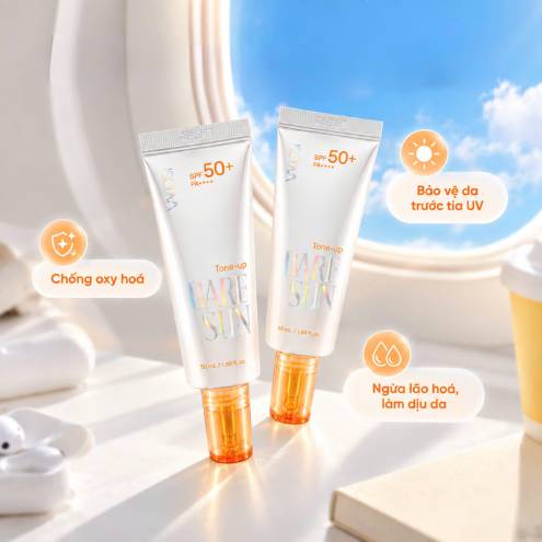 KEM CHỐNG NẮNG NÂNG TONE VACOSI SPF50+ PPA++++ - VK16