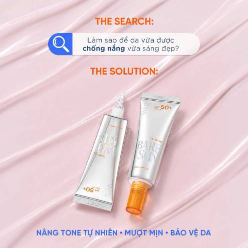 KEM CHỐNG NẮNG NÂNG TONE VACOSI SPF50+ PPA++++ - VK16