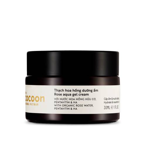 Kem Dưỡng Ẩm Dạng Thạch Từ Hoa Hồng The Cocoon Rose Aqua Gel Cream 100ml