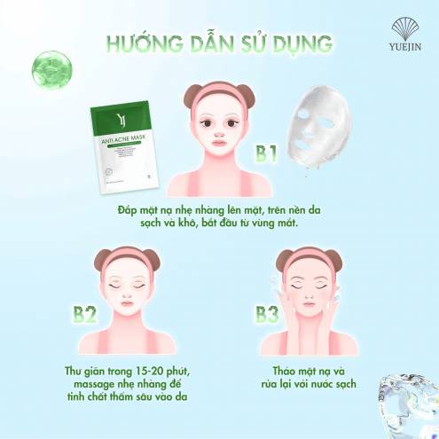 Mặt nạ trị mụn Anti Acne Mask Yuejin