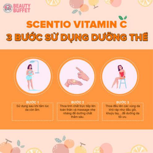 (Sample) Tinh Chất Dưỡng Trắng Và Phục Hồi Da Chuyên Dâu Sau Tắm Beauty Buffet Scentio Vitamin C  