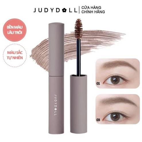 Mascara Chân Mày Tự Nhiên, Bền Màu, Lâu Trôi Judydoll Eyebrow Mascara 2.5g