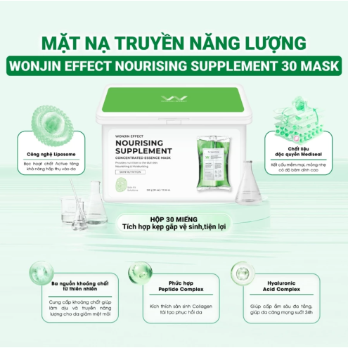 Mặt nạ Wonjin 30 miếng 