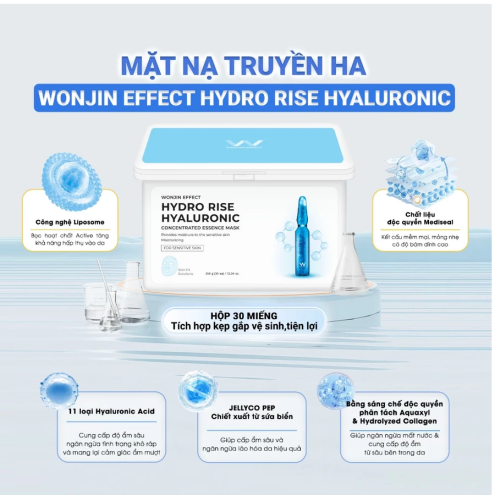 Mặt nạ Wonjin 30 miếng 