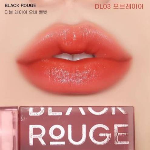  Black Rouge Double Layer Over Velvet 