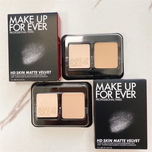 Phấn phủ dạng nén Make Up For Ever HD Skin Matte Velvet Blurring 2gr 