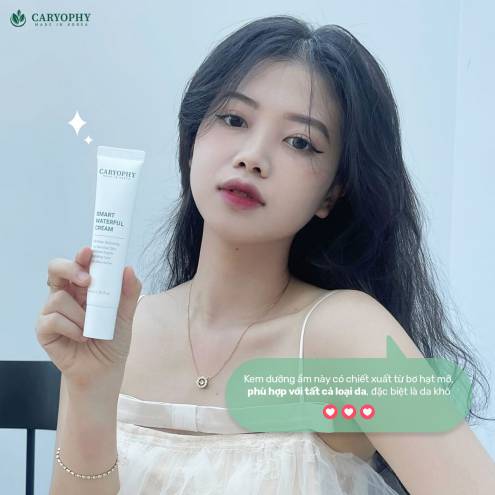 Kem Dưỡng Ẩm, Cấp nước Và Phục Hồi Cho Da Mụn Caryophy Smart Waterful Cream 40ml