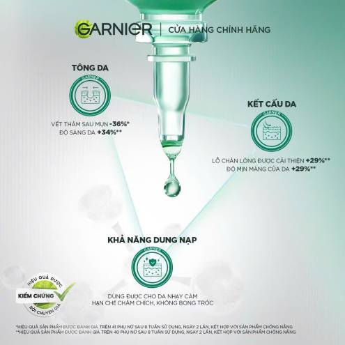 SERUM TÁI TẠO DA GARNIER TRI-ACID RENEW 20ML