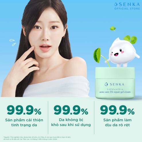 Kem dưỡng Senka ACNE CARE 3X REPAIR GEL 50G
