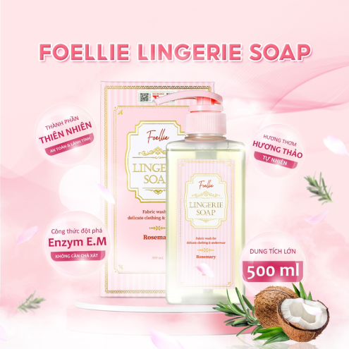 FOELLIE LINGERIE SOAP – NƯỚC GIẶT ĐỒ LÓT CAO CẤP CHUYÊN DỤNG