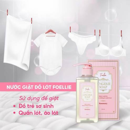 FOELLIE LINGERIE SOAP – NƯỚC GIẶT ĐỒ LÓT CAO CẤP CHUYÊN DỤNG