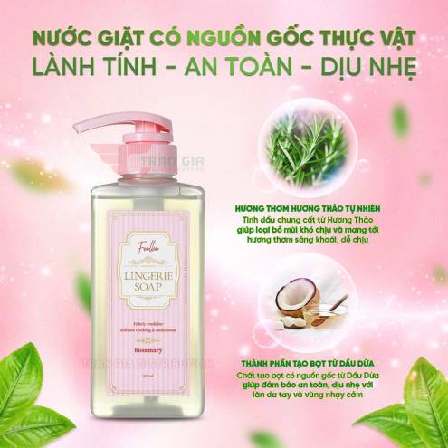 FOELLIE LINGERIE SOAP – NƯỚC GIẶT ĐỒ LÓT CAO CẤP CHUYÊN DỤNG