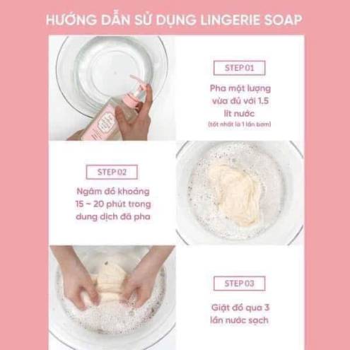 FOELLIE LINGERIE SOAP – NƯỚC GIẶT ĐỒ LÓT CAO CẤP CHUYÊN DỤNG