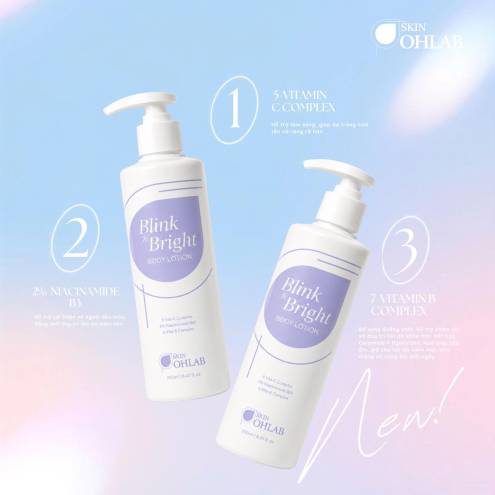 KEM BODY NÂNG TONE SKIN OHLAB BLINK & BRIGHT