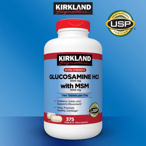 Viên Uống Bổ Xương Khớp Glucosamine Kirkland HCL 1500mg With MSM