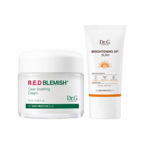 Combo Dr.G Kem Dưỡng Cấp Ẩm, Phục Hồi 70ml & Kem Chống Nắng Sáng Da 20ml