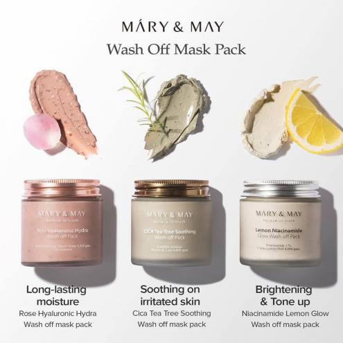 Mặt nạ đất sét MARY & MAY WASH OFF MASK PACK