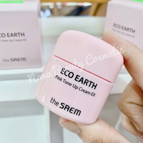 Kem Dưỡng Da Nâng Tone The Saem Eco Earth Pink Tone Up Cream EX  