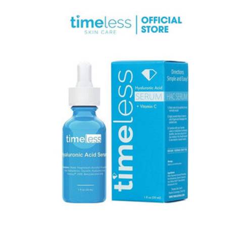 Serum Timeless HA + Vitamin C Cấp Ẩm, Làm Sáng Da 30ml Hyaluronic Acid Vitamin C Serum