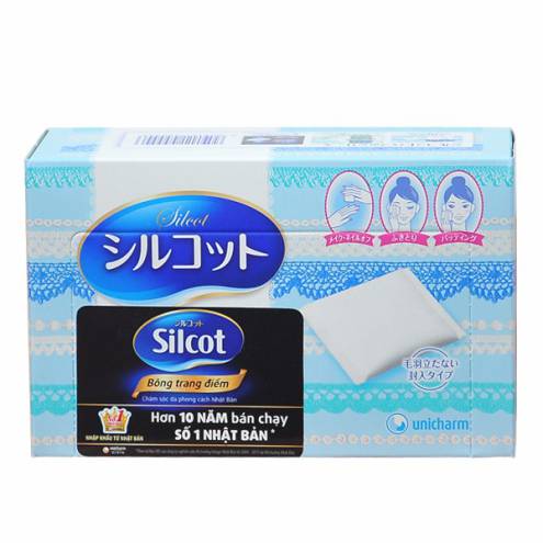 Bông Tẩy Trang Silcot Cơ Bản 82 Miếng Silcot Velvety Touch Cotton