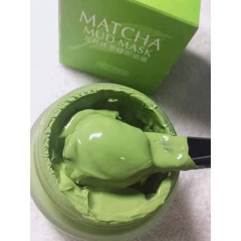Mặt nạ bùn trà xanh Matcha Mud Mask Laikou 85g dưỡng da mụn mờ thâm mỹ phẩm nội địa Trung chính hãng