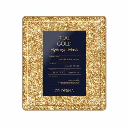 Mặt Nạ Thạch Vàng Celderma Real Gold Hydrogel Mask