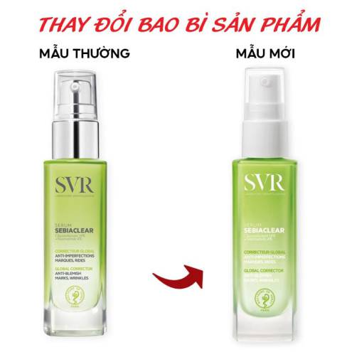 Tinh Chất SVR Làm Giảm Mụn Làm Mềm Mịn Da Sebiaclear Serum 