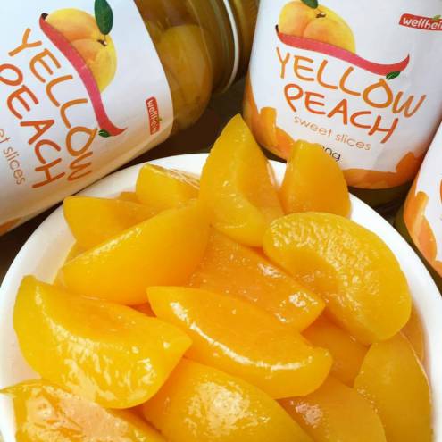 Đào vàng ngâm Hàn Quốc Yellow Peach hủ 680gr