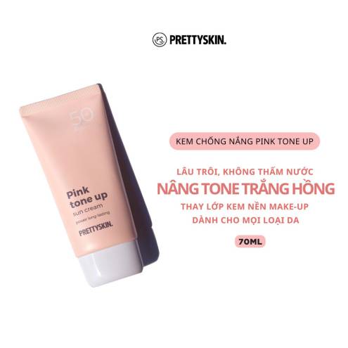 Kem Chống Nắng PrettySkin Pink Tone Up Sun Cream SPF50 PA++++ 