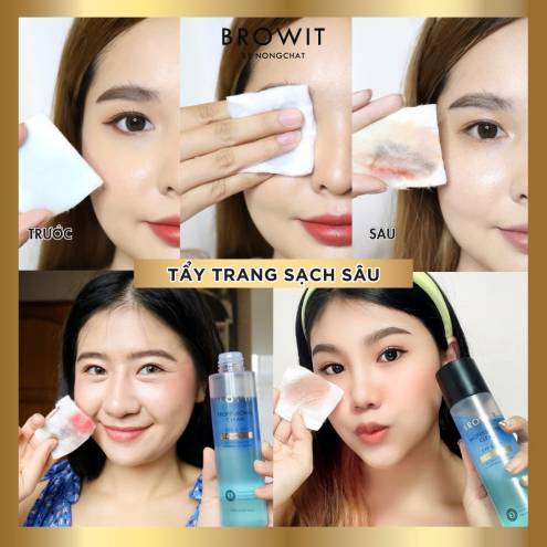 Nước Tẩy Trang Mắt Môi Browit Professional Clean Eye & Lip Remover