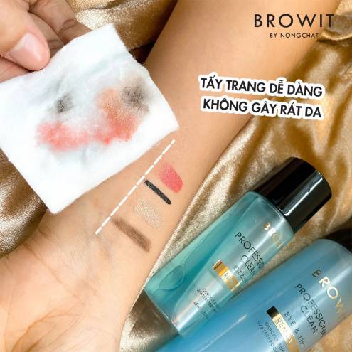 Nước Tẩy Trang Mắt Môi Browit Professional Clean Eye & Lip Remover