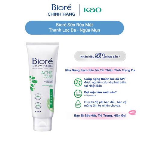 Sữa rửa mặt Bioré 100g