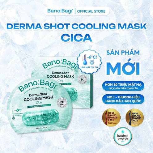 Mặt Nạ -6 độ BANOBAGI Derma Shot Cooling Mask 