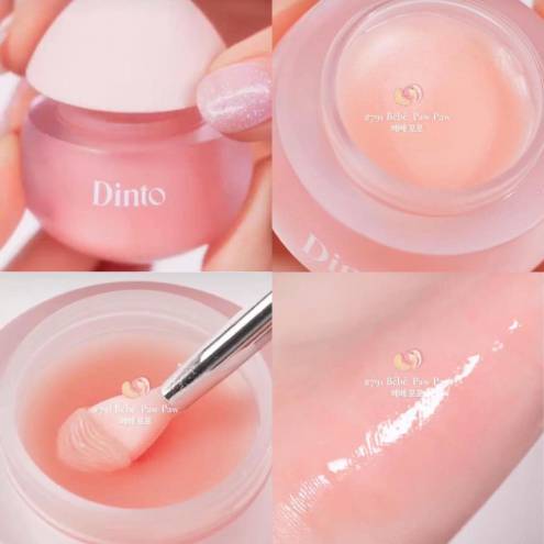 Set Son Dưỡng Dinto Chubby Mochi Jelly Paw Paw Lip Mask 