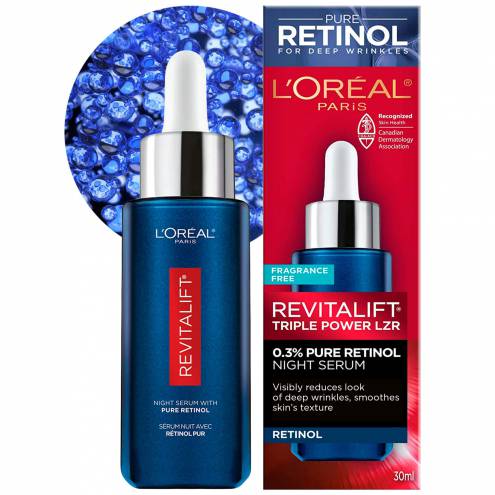 Serum chống lão hóa L’Oreal Revitalift Derm Intensives Night Serum With Pure Retinol 30ml